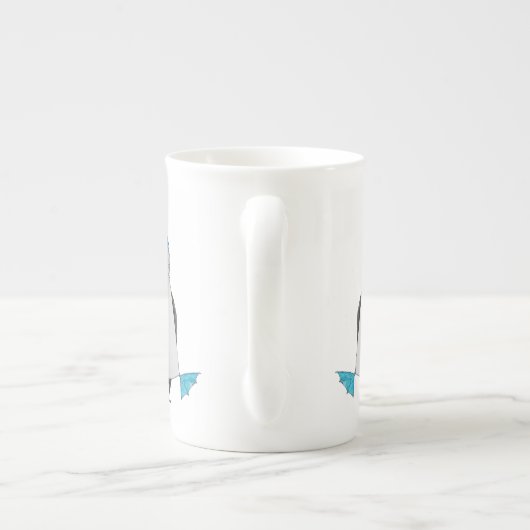 Dans of the Blue Footed Booby Bone China Mok (Achterkant)