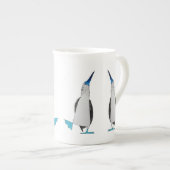 Dans of the Blue Footed Booby Bone China Mok (Voorkant rechts)