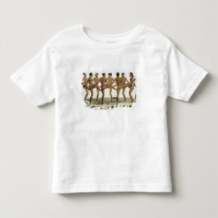 Dans of the Caroline Islanders, bord 22 uit 'Le Kinder Shirts