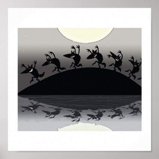 Dans of the Werewolves Poster (Voorkant)