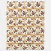 Dans om zielen te inspireren fleece deken (Voorkant)