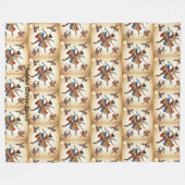 Dans om zielen te inspireren fleece deken (Voorkant (Horizontaal))