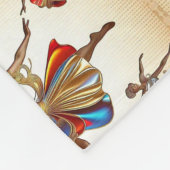 Dans om zielen te inspireren fleece deken (Hoek)