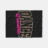 Dans Oma Leopard Dancing Life Meisjes Vrouwen Dan Fleece Deken (Voorkant (Horizontaal))