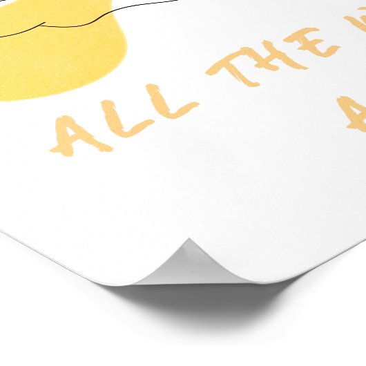 Dans-ontwerp: alle podium van de wereld poster (Hoek)