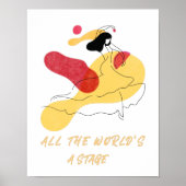 Dans-ontwerp: alle podium van de wereld poster (Voorkant)