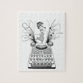 Dans op je eigen muziek English Bull Terrier Legpuzzel (Verticaal)