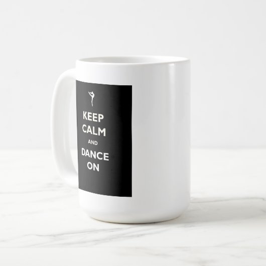 Dans op zwarte Mok (Voorkant links)