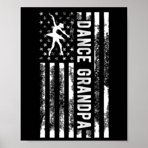 Dans Opa Van Een Danser Opa Vlag Dansen Poster