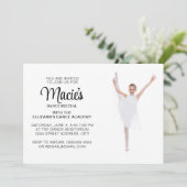 Dans Overweging Foto Uitnodiging (Staand voorkant)