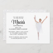 Dans Overweging Foto Uitnodiging (Voorkant / Achterkant)