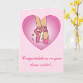 Dans Overweging Gefeliciteerd Kaart (Gele Bloem)