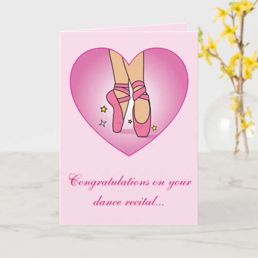 Dans Overweging Gefeliciteerd Kaart (Gele Bloem)