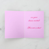 Dans Overweging Gefeliciteerd Kaart (Binnen)