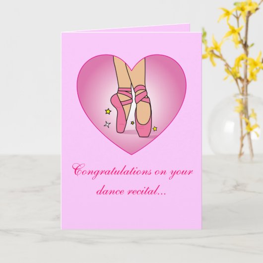 Dans Overweging Gefeliciteerd Kaart (Gele Bloem)