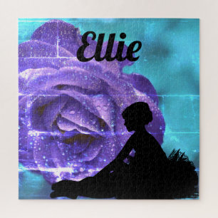 Dans Paars Roos Abstract 676 stuk Puzzle Legpuzzel