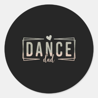 Dans papa dansen papa trots danseres papa vader's ronde sticker