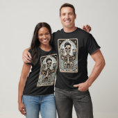 Dans Papa Skelet Tarotkaart Grappige Dans Papa T-shirt (Unisex)