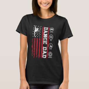 Dans Papa Trotse Danser Dansende Papa Mannen Vet T-shirt