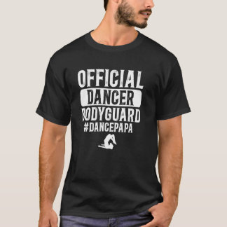 Dans papa van een danser papa opa grappig dansen t-shirt