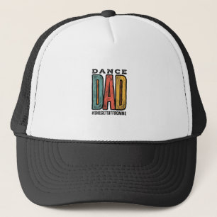 Dans Papa Vintage Typografie Shirt Ontwerp_1 Trucker Pet