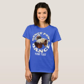 Dans pony dans t-shirt (Voorkant volledig)