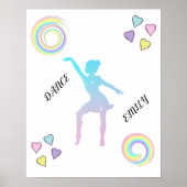 Dans poster met hart en zeugen. (Voorkant)