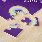 Dans puzzel met hart en zeugen. legpuzzel (Zijkant)