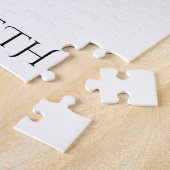 Dans puzzel met persoonlijke naam. (Zijkant)