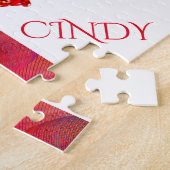 Dans puzzel voor meisjes. Persoonlijke naam. (Zijkant)