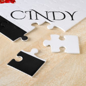 Dans puzzel voor meisjes. Persoonlijke naam. (Zijkant)