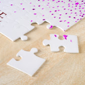 Dans puzzel voor meisjes. Persoonlijke naam. Legpuzzel (Zijkant)