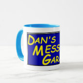 Dan's rommelige garage 11 oz mok (Voorkant links)