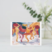Dans rond het Gouden Kalf | Emil Nolde | Briefkaart (Staand voorkant)