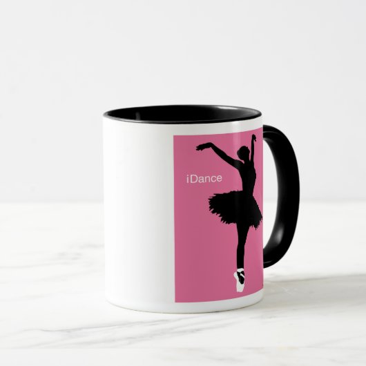 Dans (roze) mok (Voorkant rechts)