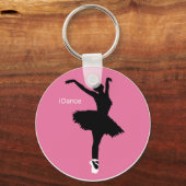 Dans (roze) sleutelhanger (Voorkant)