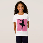 Dans (roze) t-shirt (Voorkant volledig)