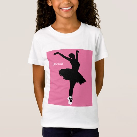 Dans (roze) t-shirt (Voorkant)