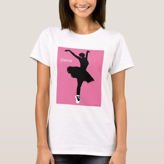Dans (roze) t-shirt (Voorkant)