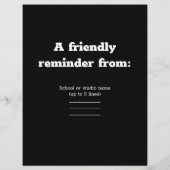 Dans Schoon Helder Parol Flyer (Achterkant)