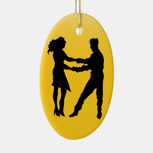 Dans - Shag, Jitterbug, BeBop- SRF Keramisch Ornament (Rechts)