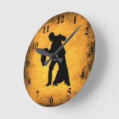 dans Silhouette Wall klok (Hoek)