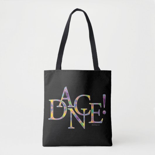 Dans! (Stropdas-kleurstof) Tote Bag (Voorkant)