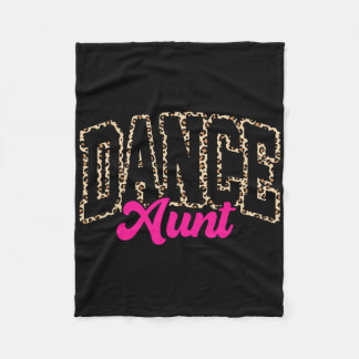 Dans tante luipaard dansen tante leven meisjes vro fleece deken
