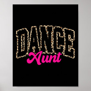 Dans Tante Luipaard Dansen Tante Life Girls Vrouwe Poster