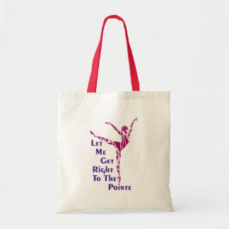 Dans Tas: Op het punt Tote Bag