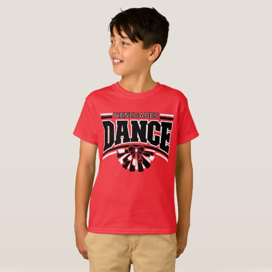 Dans Team T-shirt (Voorkant volledig)