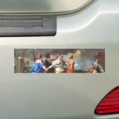 Dans to the Music of Time (door Nicholas Poussin) Bumpersticker (Op auto)