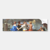 Dans to the Music of Time (door Nicholas Poussin) Bumpersticker (Voorkant)