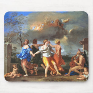 Dans to the Music of Time (door Nicholas Poussin) Muismat